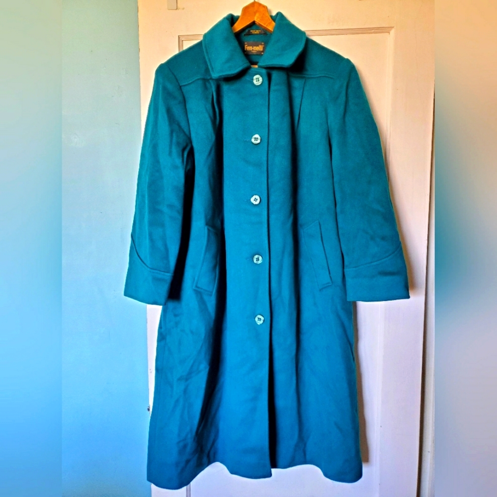 Vintage Turquoise Fen-nelli Wool Jacket 💙💚